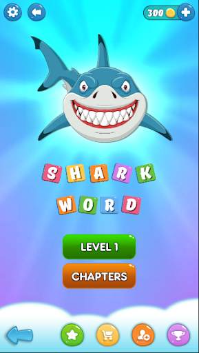 Shark Word Stack स्क्रीनशॉट 1