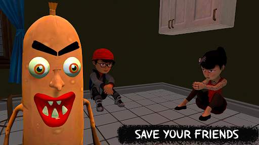 Sinister Sausage Man Run Game screenshot 2