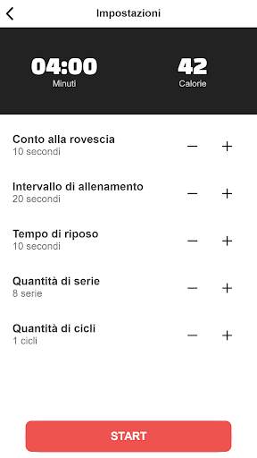 HIIT - Allenamento ad intervallo ad alta intensità screenshot 2