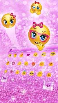 Rosy Glitter Keypad скриншот 3