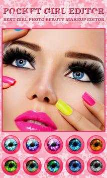 Girl Face Makeup Changer Photo Editor screenshot 1