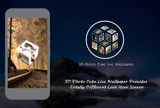 3D Photo Cube Live Wallpaper скриншот 1