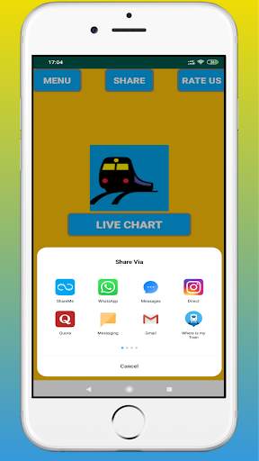 Rail Chart-IRCTC Vacant Seats скриншот 3