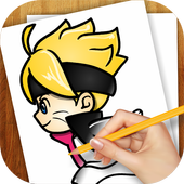 How to Draw  Boruto Generations icon