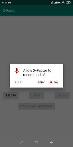 X-Factor Pro : Audio Recorder for raps, daily use. screenshot 1
