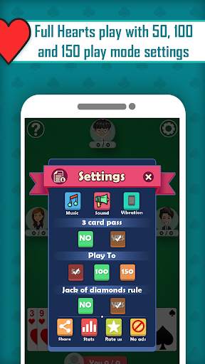 Hearts - Card Game Classic 2 تصوير الشاشة