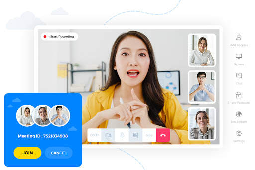 Video Call Meeting Free - Video Chat & Messenger screenshot 2