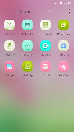 Sunlit Flowery Day Theme screenshot 1