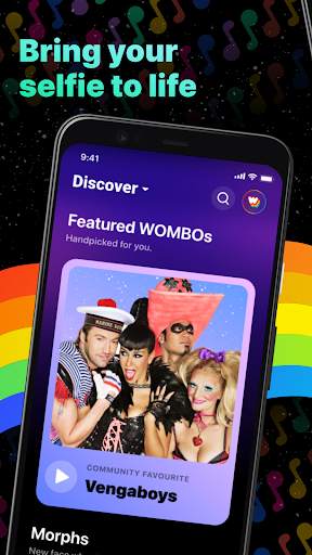Wombo: Make your selfies sing screenshot 1