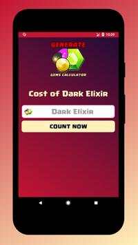 Free Gems for Clash Calc screenshot 3