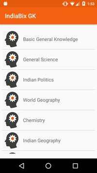 IndiaBix GK screenshot 1