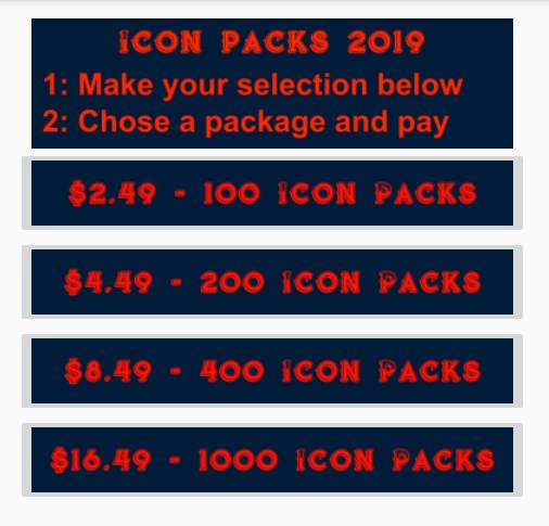 Icon Packs 2019 скриншот 1