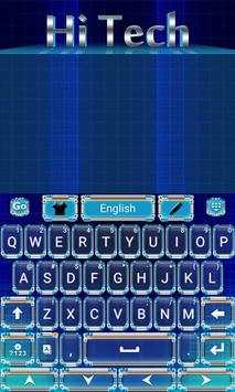 Hi Tech Keyboard Theme & Emoji 4 تصوير الشاشة