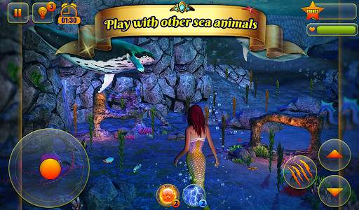 Cute Mermaid Simulator 3D screenshot 9