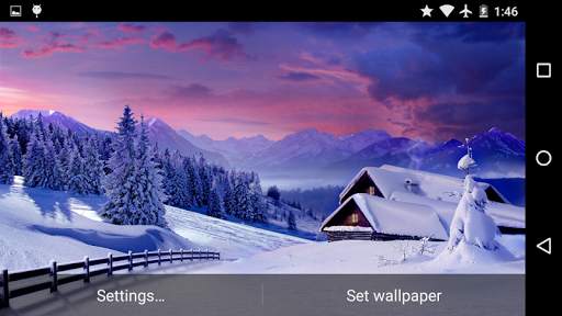 Magic Winter Live Wallpaper screenshot 4