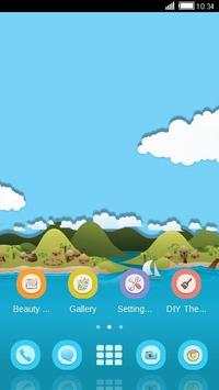 Island C Launcher Theme screenshot 5
