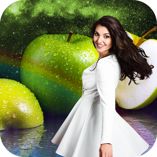 Green Apple Photo Frame icon