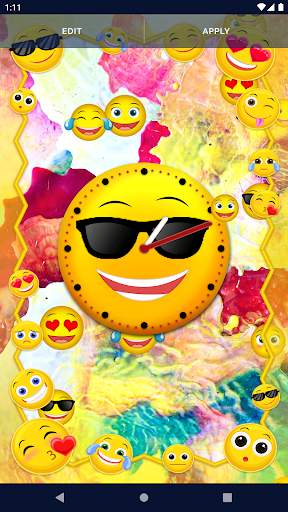 Emoji Clock Live Wallpaper screenshot 3