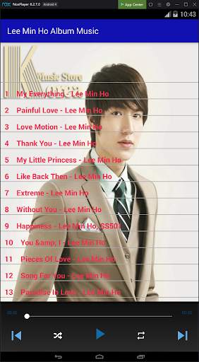 Lee Min Ho Album Music screenshot 2