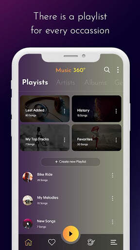 Music Player 360 10 تصوير الشاشة