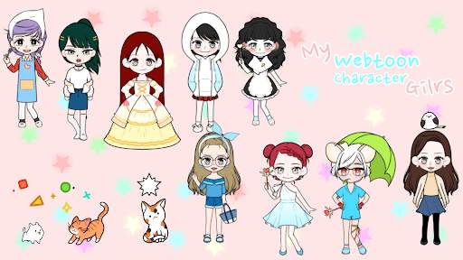 MyWTC Girls : K-pop IDOL Maker screenshot 1