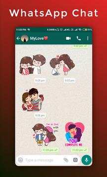 Love & Romantic Stickers For Whatsapp - WAStickers screenshot 8