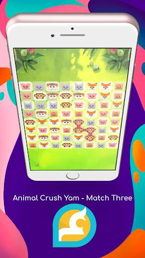 Animal Crush Yam - Match Three puzzle screenshot 4