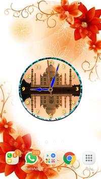 Tajmahal Clock Live Wallpaper screenshot 1