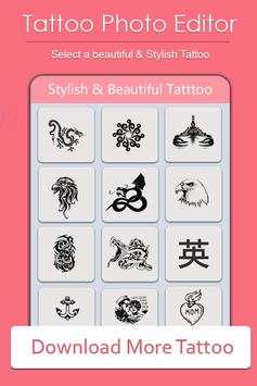 Tatoo Photo Editor 3 تصوير الشاشة
