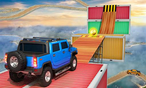 Offroad Jeep Prado Driving - Car Stunt screenshot 5