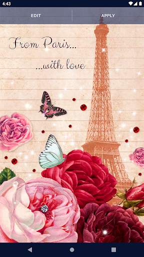 Paris Love Live Wallpaper screenshot 4