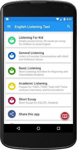 English Listening Test скриншот 2