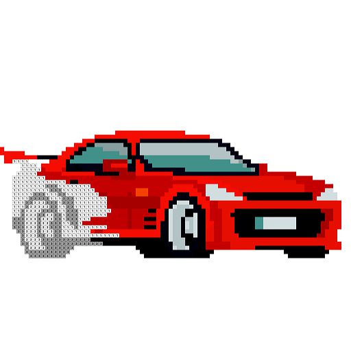 Racing Cars Pixel Art Coloring icon