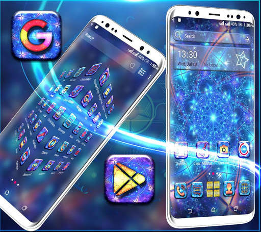 Fractal Glow Launcher Theme screenshot 2