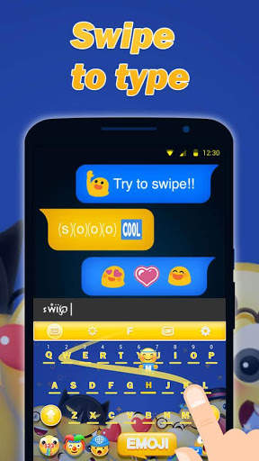 Face Emoji Keyboard Theme for Android screenshot 4