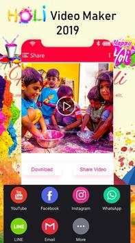 Happy Holi Video Maker screenshot 5