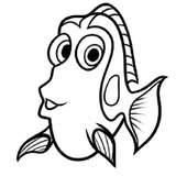 Drawing Dory and Fish Friends 1