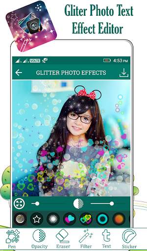Glitter Photo Text Effect screenshot 5