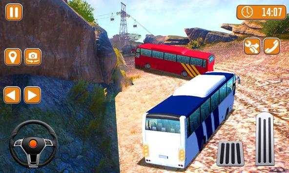 Real Bus Hill Road Driving Simulator 3D screenshot 3