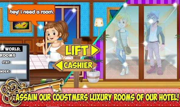 Hotel Manager : Room cleaning & Food Cooking game screenshot 3