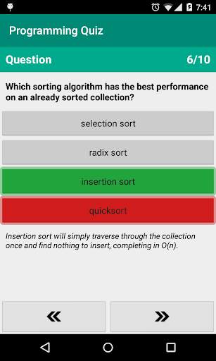 Programming Quiz LITE screenshot 4