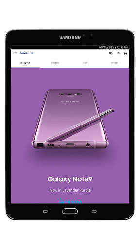 Samsung Shop screenshot 1