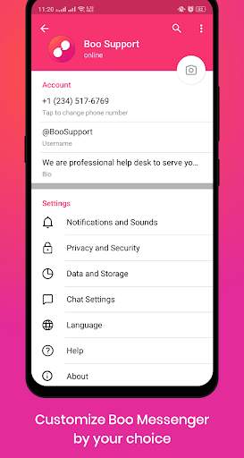 Boo Messenger – Most Secured and Limitless App screenshot 2