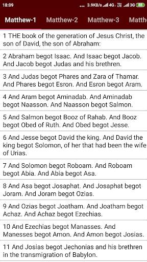 Holy Bible : King James Bible screenshot 5