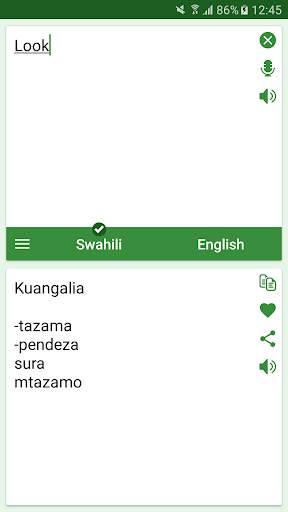 Swahili - English Translator screenshot 3