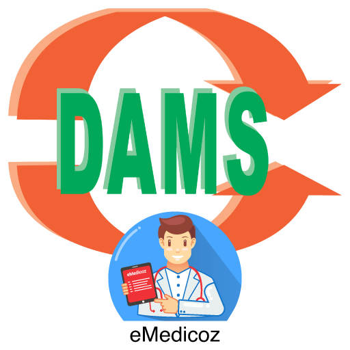 DAMS eMedicoz | NEET PG, FMGE 4.2.63