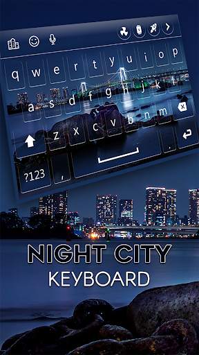 Night City Keyboard स्क्रीनशॉट 2