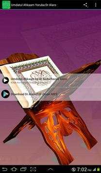 Umdatul Ahkaam Yoruba Dr Alaro screenshot 1
