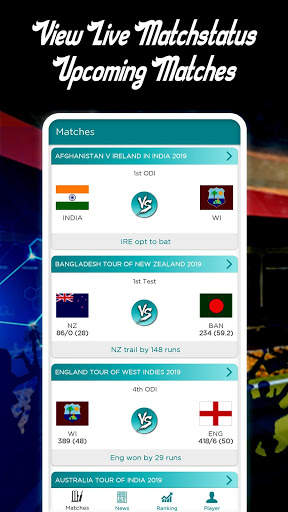 Live Cricket Scores screenshot 1