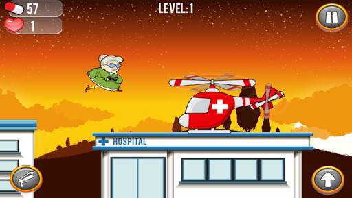 Running Granny Against Zombie screenshot 5